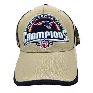 2005 New England Patriots Super Bowl XXXIX Champions NFL Baseball Hat Cap NEW